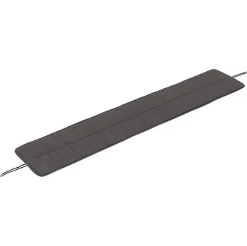 Podsedák Muuto Textilní podsedák Linear Steel Bench 170, dark grey