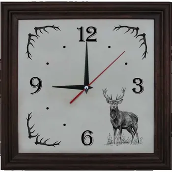 Hodiny Hodiny jelen 981 - tmavý rám