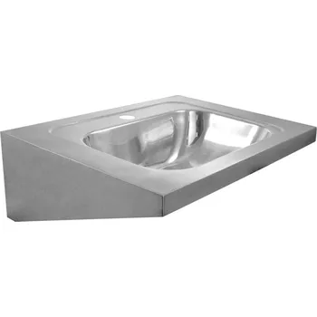 Umyvadlo NOFER Závěsné umyvadlo 610x210x460 mm, nerez mat 13033.S