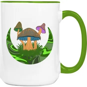 Hrnek velký barevný s potiskem Trip do hlubin mysli