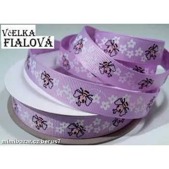 Stuha Lemovka - stuha - stuhy včelka fialová