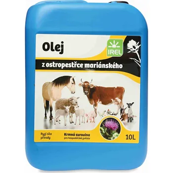 Irel Olej z Ostropestřce mariánského pro zvířata 10 000 ml