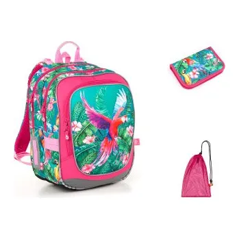 Školní batoh Sada pro školačku ENDY 18001 SET MEDIUM