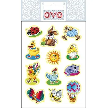 Velikonoční dekorace Obtisky na vejce, OVO, moderní