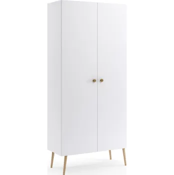 Dětská skříň Policová šatní skříň Boho Meli - bílý mat