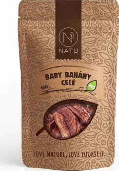 Sušené ovoce Natu Baby banány celé BIO 180 g