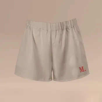 Trenýrky Dětské trenky s iniciálou Font a barva nitě: Tyrkysová tiskací se srdíčkem, Velikost trenek dítěte: 1 rok, Barva trenek: Béžová