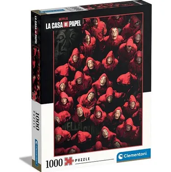 Puzzle Clementoni Papírový dům - Maskovaní 1000 dílků