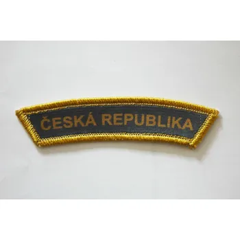 Nášivka Tištěná rukávová nášivka - nápis „ČESKÁ REPUBLIKA“ Alerion