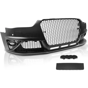 Nárazník Tuning Tec Přední nárazník AUDI A4 B8 2012-2015 RS style, černá PDC