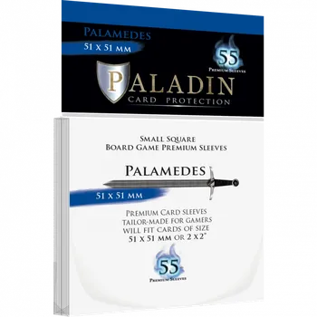 Příslušenství ke karetním hrám NSKN Legendary Games Obaly na karty Paladin - Palamedes - Small Square - 51 x 51mm 55ks - clear