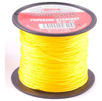Zdenické nářadí Provázek stavební žlutý 1mm/50m