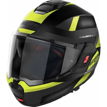 Helma na motorku moto přilba NOLAN N120-1 Subway N-com black/yellow 23 Velikost: S