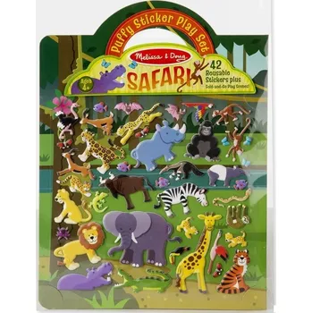 samolepka Samolepky - Deluxe sešit, Safari, 42ks (M&amp;D)