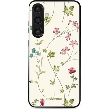 Pouzdro na mobilní telefon Lesklý kryt Mobiwear Glossy - Samsung Galaxy S24 Plus - G035G - Tenké rostlinky s květy (Prémiové lesklé pouzdro, obal, kryt Mobiwear Glossy na mobil Samsung Galaxy S24 Plus - G035G - Tenké rostlinky s květy, materiál Plast + TPU silikon - krytí po všech)
