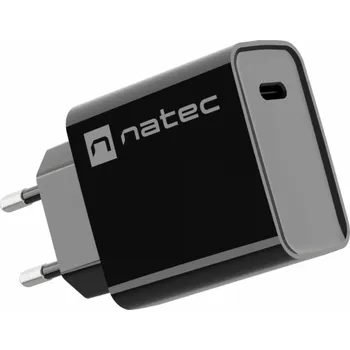 Ribera 1x USB-C 20W nástěnná nabíječka Černá