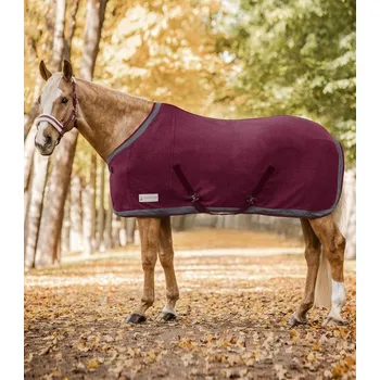 Deka pro koně Waldhausen Odpocovací deka Esperia Two s křížovým zapínáním, vínová Barva: Vínová, Délka: 145