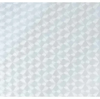 Tapeta Transparentní samolepicí fólie 45 cm, metráž, vitráž na sklo, průsvitná, kosočtverce 11419 / samolepící tapety Vitrodecor Gekkofix