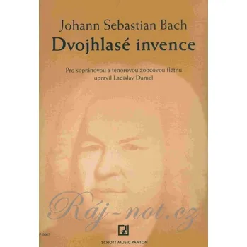 Dvouhlasé invence pro 2 zobcové flétny - Johann Sebastian Bach