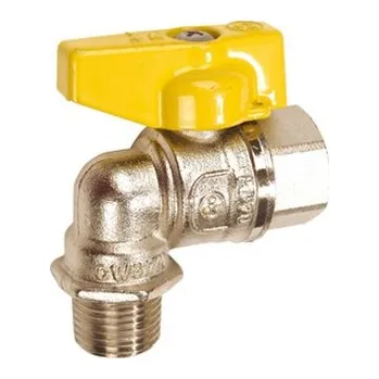 Ventil Kulový kohout rohový pro plyn vnější/vnitřní závit 1/2"