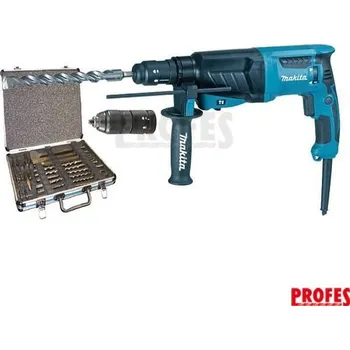 Elektrické nířadí Makita HR2630TX12 kombinované kladivo 800W, 2,4J, výměnná hlava