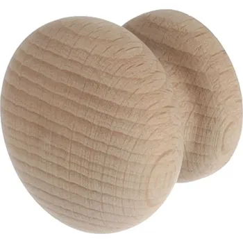 Nábytkové kování Interex design Dřevěná úchytka WOOD MADE / Buk surový