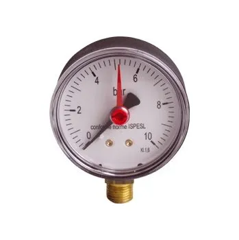 H-LINE manometr se spodním napojením G 1/4" průměr 63 mm, 0 - 6 bar