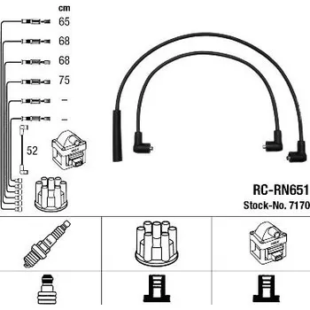 Zapalovací kabel Sada kabelů pro zapalování NGK 7170