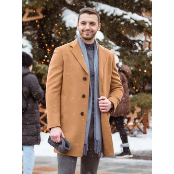 Pánský zimní kabát FERATT RALF hnědá 48