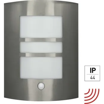 Venkovní osvětlení Venkovní nástěnné svítidlo E2 Polis IP44 E27 15 W hliník se senzorem pohybu