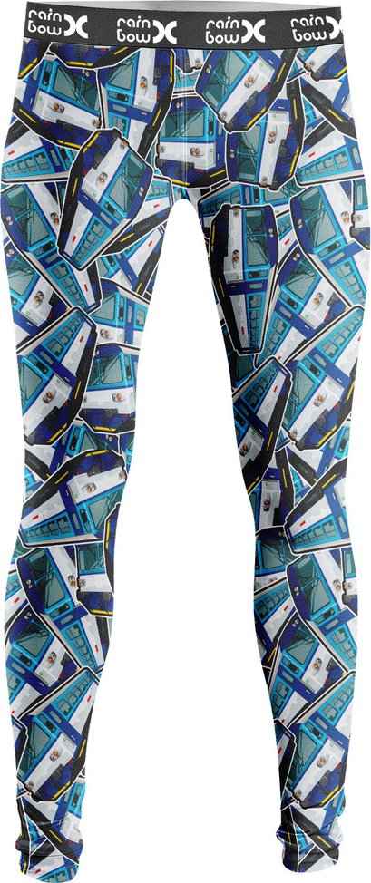 Dámské legíny – 810 modrá (Velikost legín: XL/XXL)