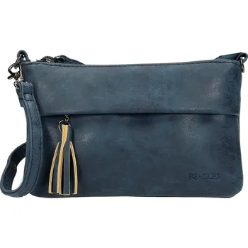 Kabelka Tmavě modré psaníčko s přívěskem „Virgin“