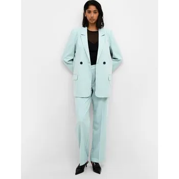 Karen by Simonsen Kalhoty z materiálu Malissa 10104795 Modrá Straight Fit 36