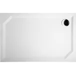 GELCO SARA sprchová vanička z litého mramoru, obdélník 100x80x4cm GS10080