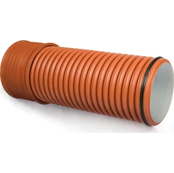 Kanalizační potrubí PLASTICOR trubka korugovaná 600, SN8 PP 3 000 mm