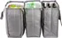 Odpadkový koš TESCOMA Clean Kit 900700.00 taška na tříděný odpad 26 l šedá
