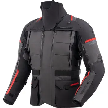Moto bunda REBELHORN bunda CUBBY V black/anthracite/red - S