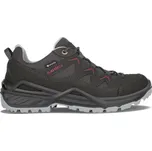 Trekové boty Lowa SIRKOS EVO GTX LO Ws anthracite/berry|37,5 EU
