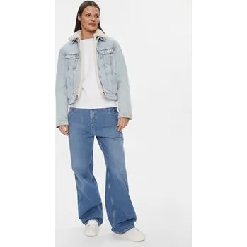 Pánská větrovka Tommy Jeans Jeansová bunda DW0DW16991 Modrá Regular Fit S