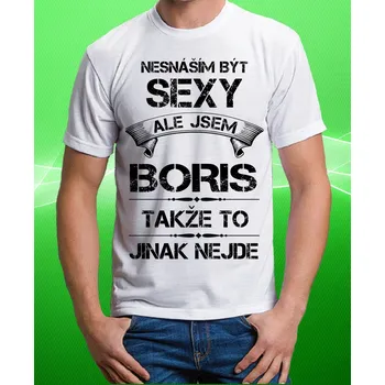 Pánské tričko tričko se jménem BORIS 152
