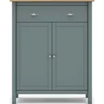 Komoda šedozelená z borovicového dřeva 90x110x40 cm Misti – Marckeric ID_1551740