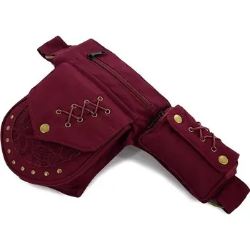 Outdoorové zavazadlo Multifunkční retro ledvinka s kapsami - 03