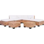 ZBXL Sedací souprava 18 kusů přírodní ratan