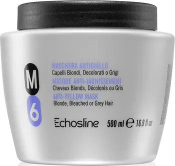 Vlasová regenerace Echosline M6 Anti-Yellow Mask maska proti žloutnutí vlasů