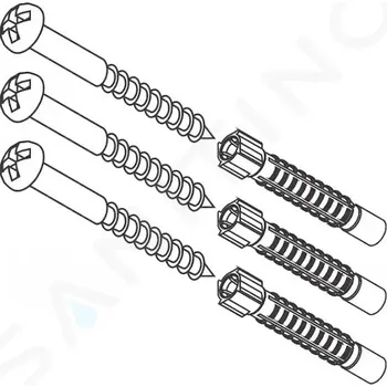 Vodovodní baterie Hansgrohe Příslušenství - Montážní sada 94268000