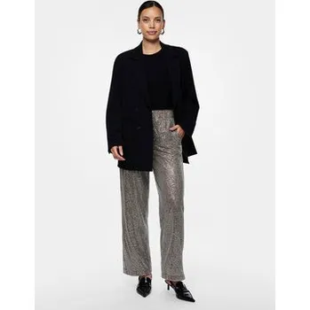 Pánské kalhoty YAS Kalhoty z materiálu 26032755 Stříbrná Regular Fit L