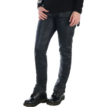 Dámské kalhoty kalhoty dámské kožené GWTie-Up - 3XL