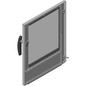 Krbová kamna Romotop Dveře topeniště Barva: Šedá