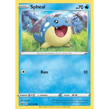 Společenská hra Pokémon karta Spheal 037/198