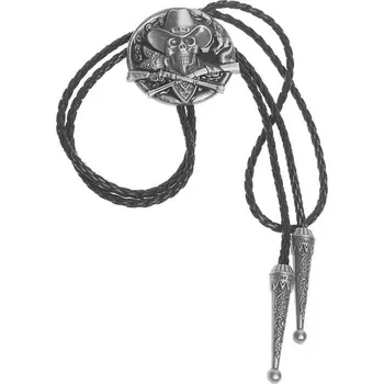 Kravata Kovbojská kravata Lebka kovboje (Bolo Westernová kravata, dobrá cena)